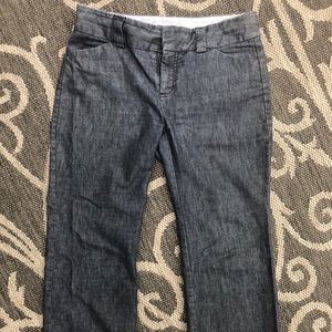 Trouser style wide legged denim